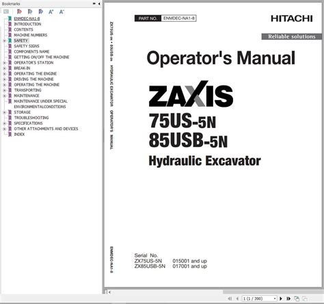 hitachi zx85usb 5n manual